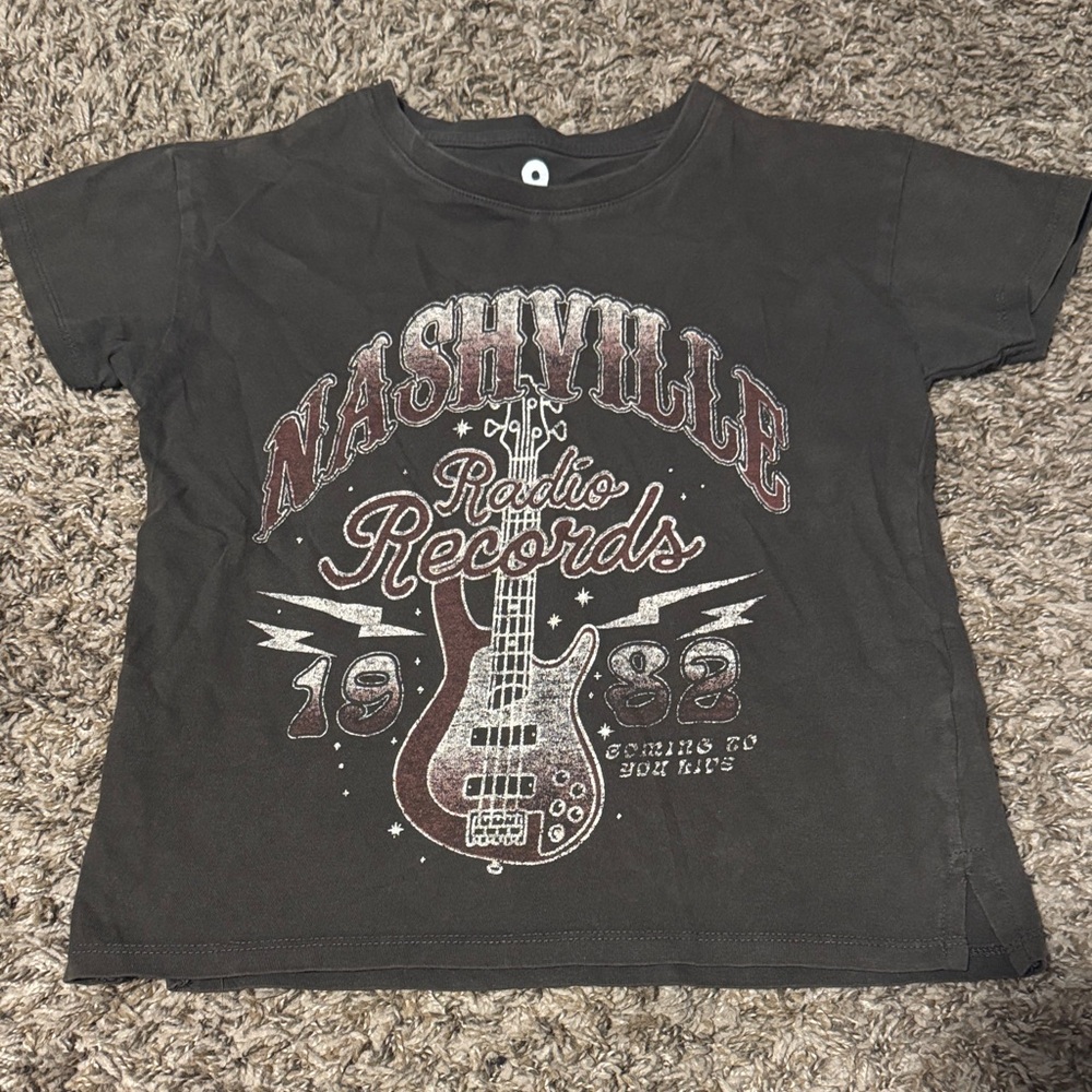 Cotton On Kids Nashville Graphic Tee - Black